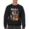 shop and buy attack on titan anime clothing eren yeager sweatshirt/jumper/longsleeve