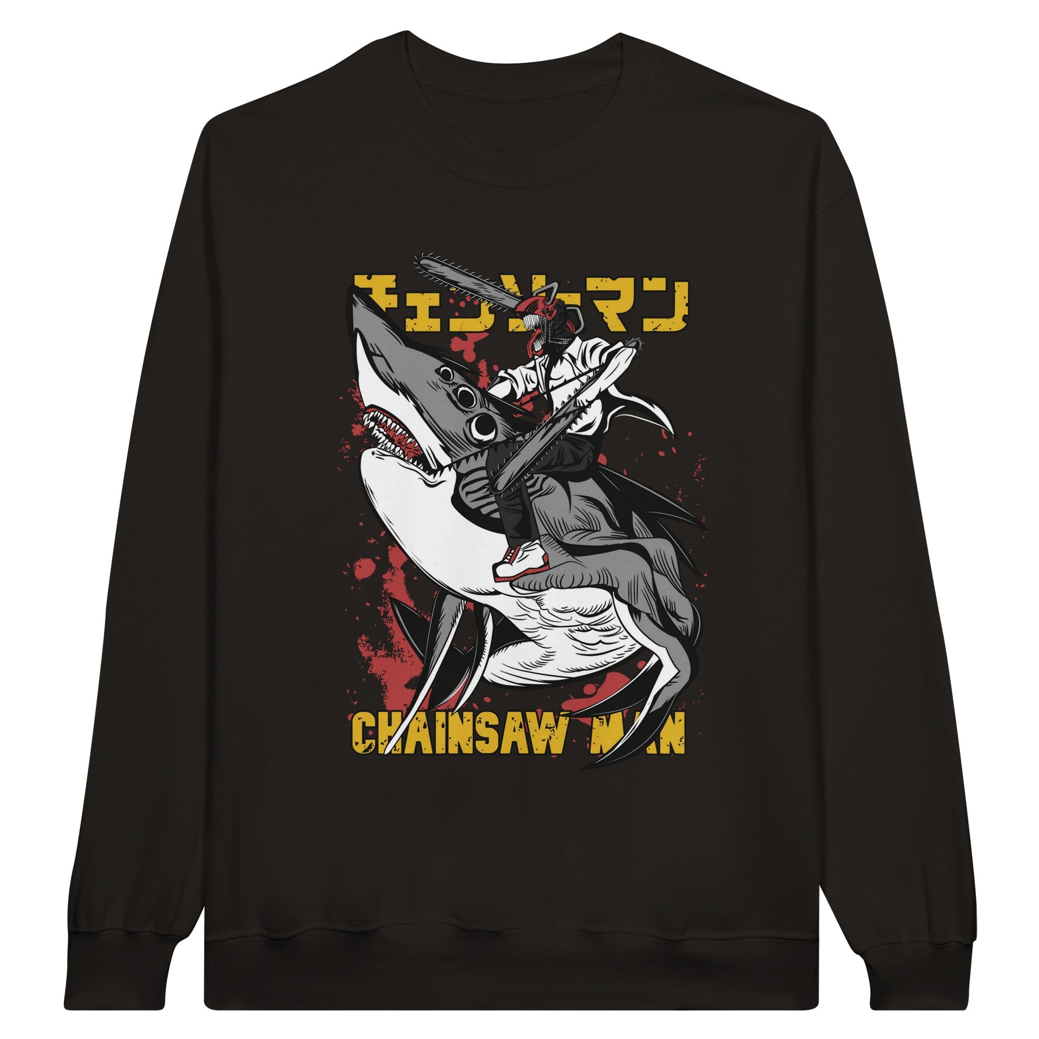 shop and buy chainsaw man anime clothing denji sweatshirt/jumper/longsleeve