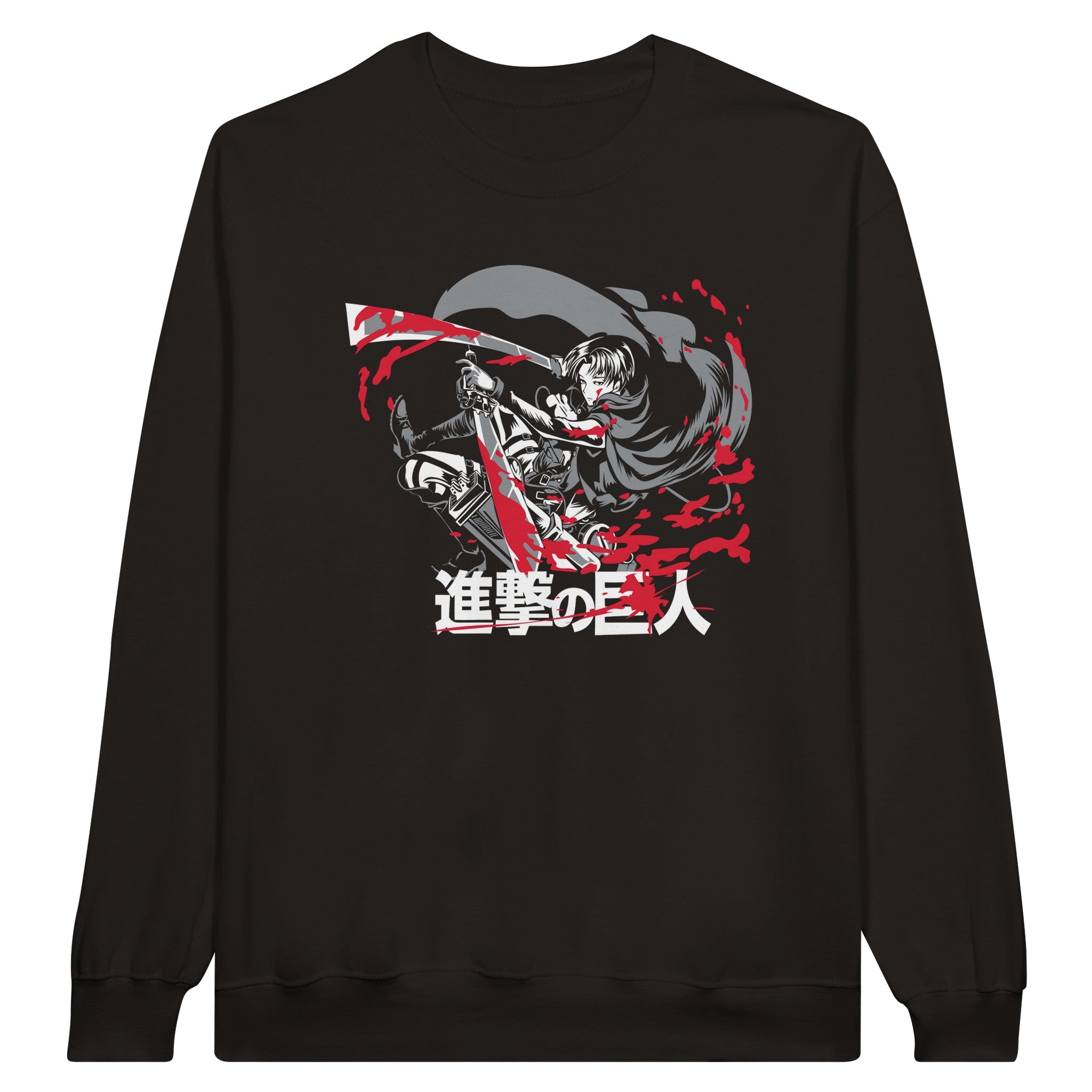 shop and buy attack on titan anime clothing levi ackerman sweatshirt/jumper/longsleeve