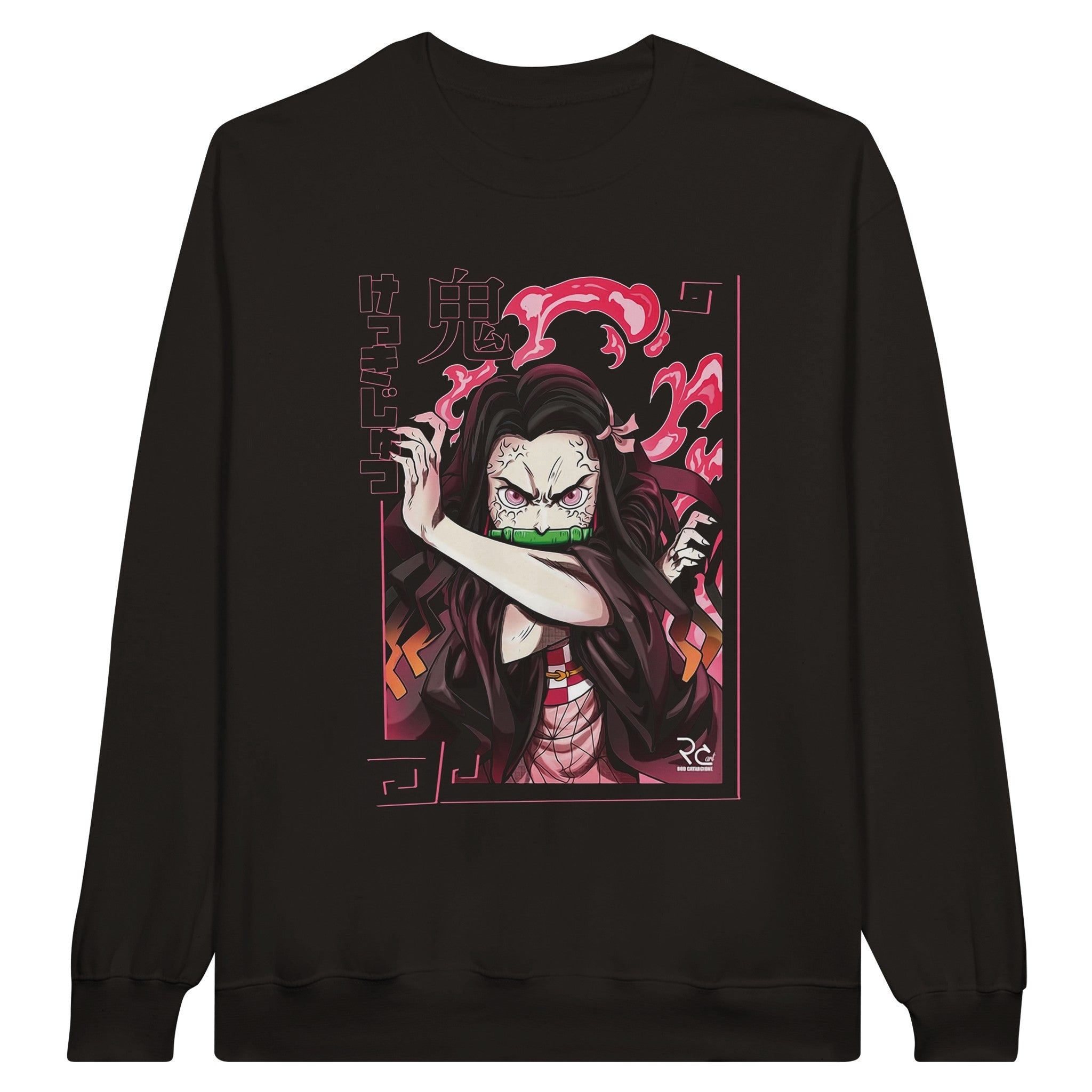 shop and buy demon slayer nezuko anime clothing sweatshirt/jumper/longsleeve