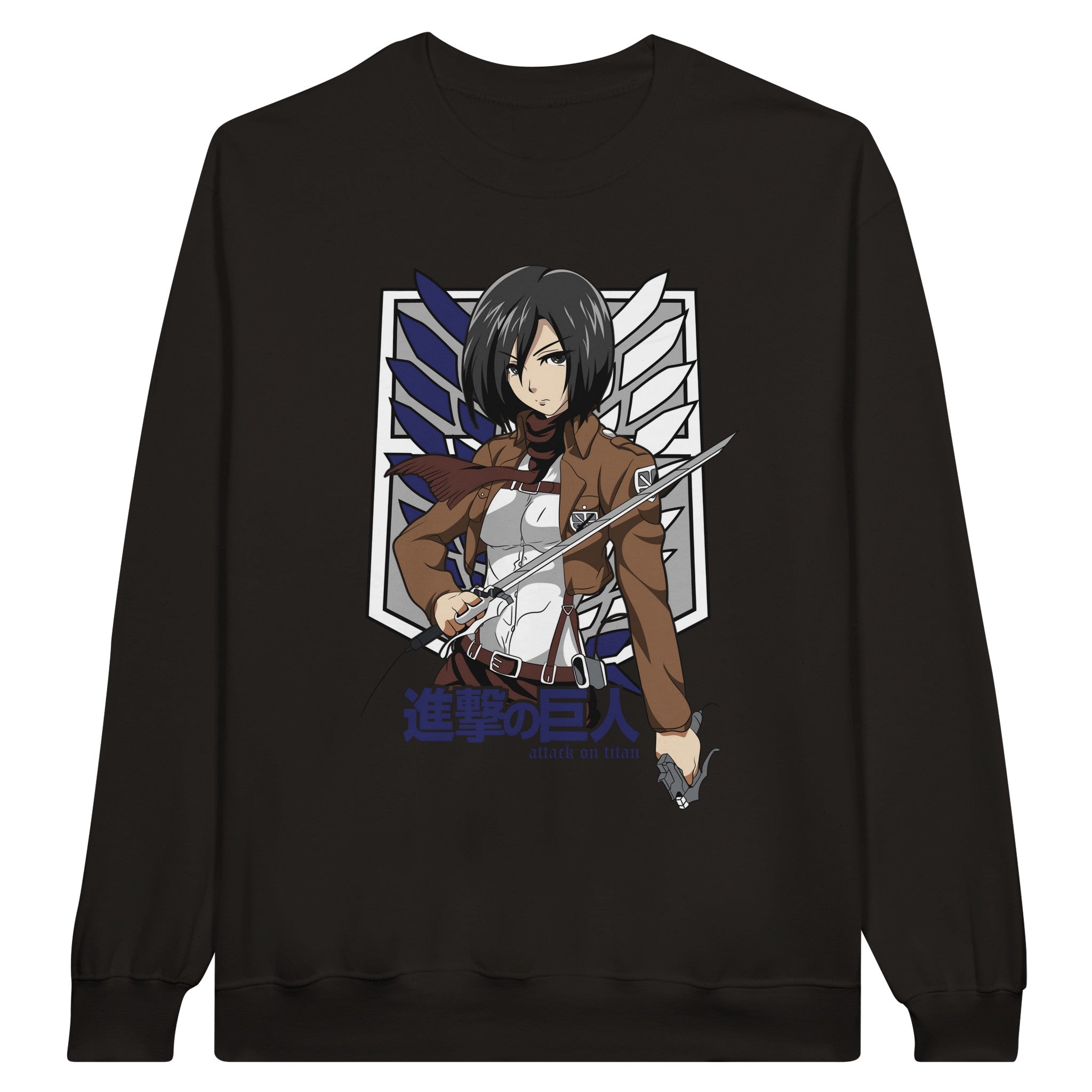 shop and buy attack on titan anime clothing mikasa ackerman hoodie