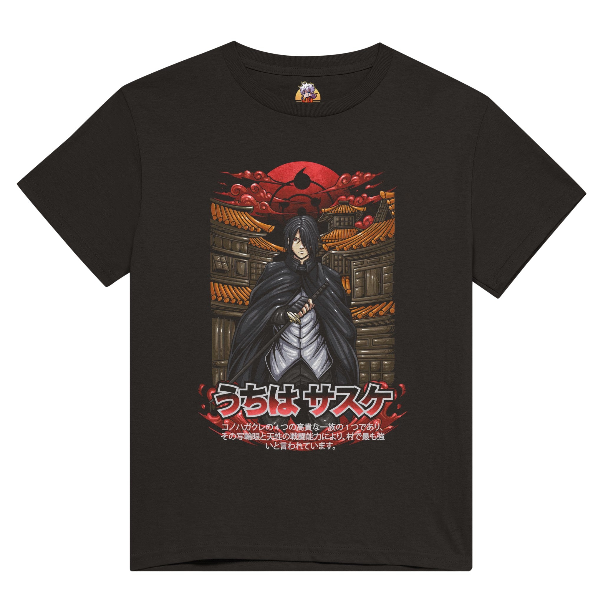 shop and buy naruto sasuke uchiha anime clothing t-shirt