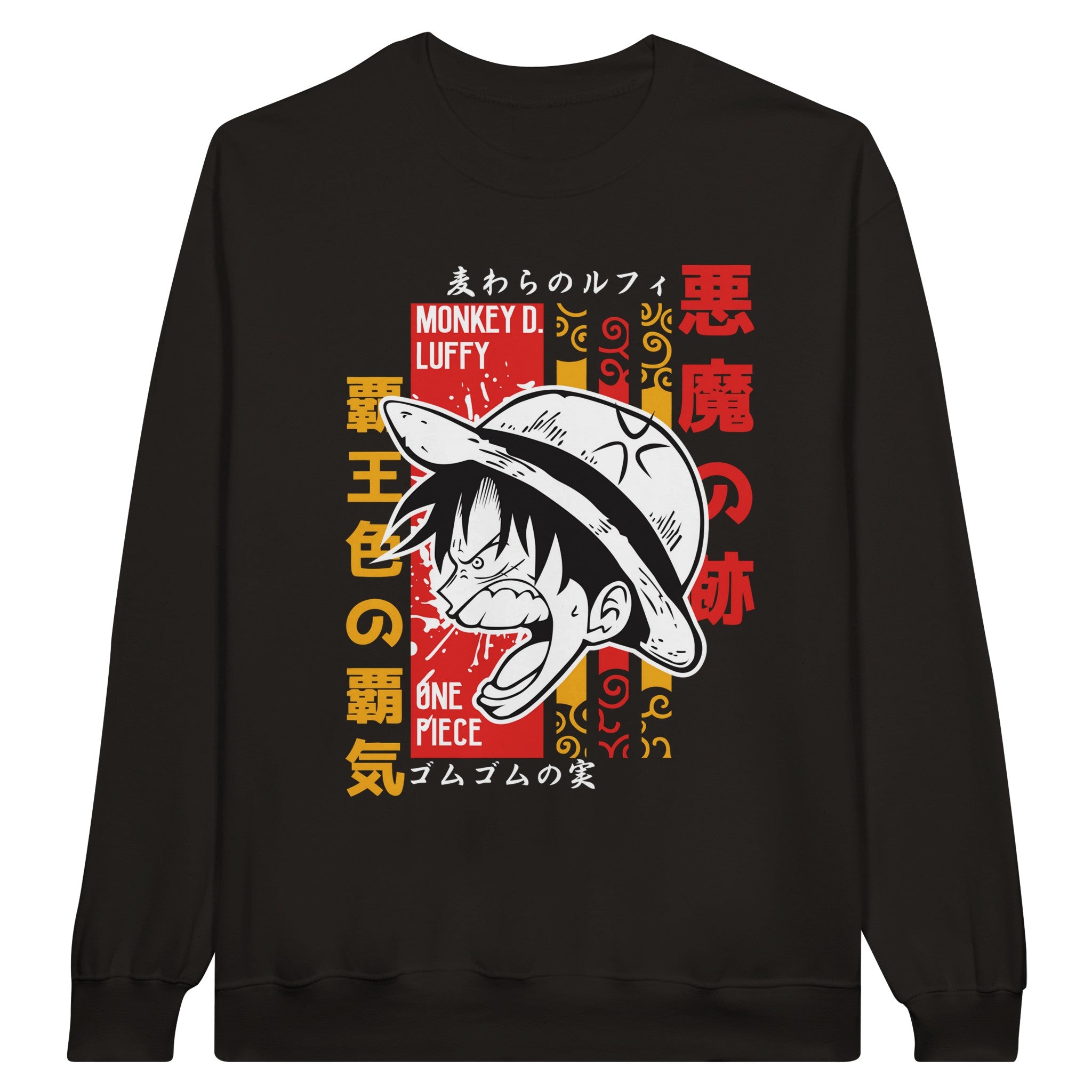 shop and buy one piece anime clothing luffy sweatshirt/jumper/longsleeve