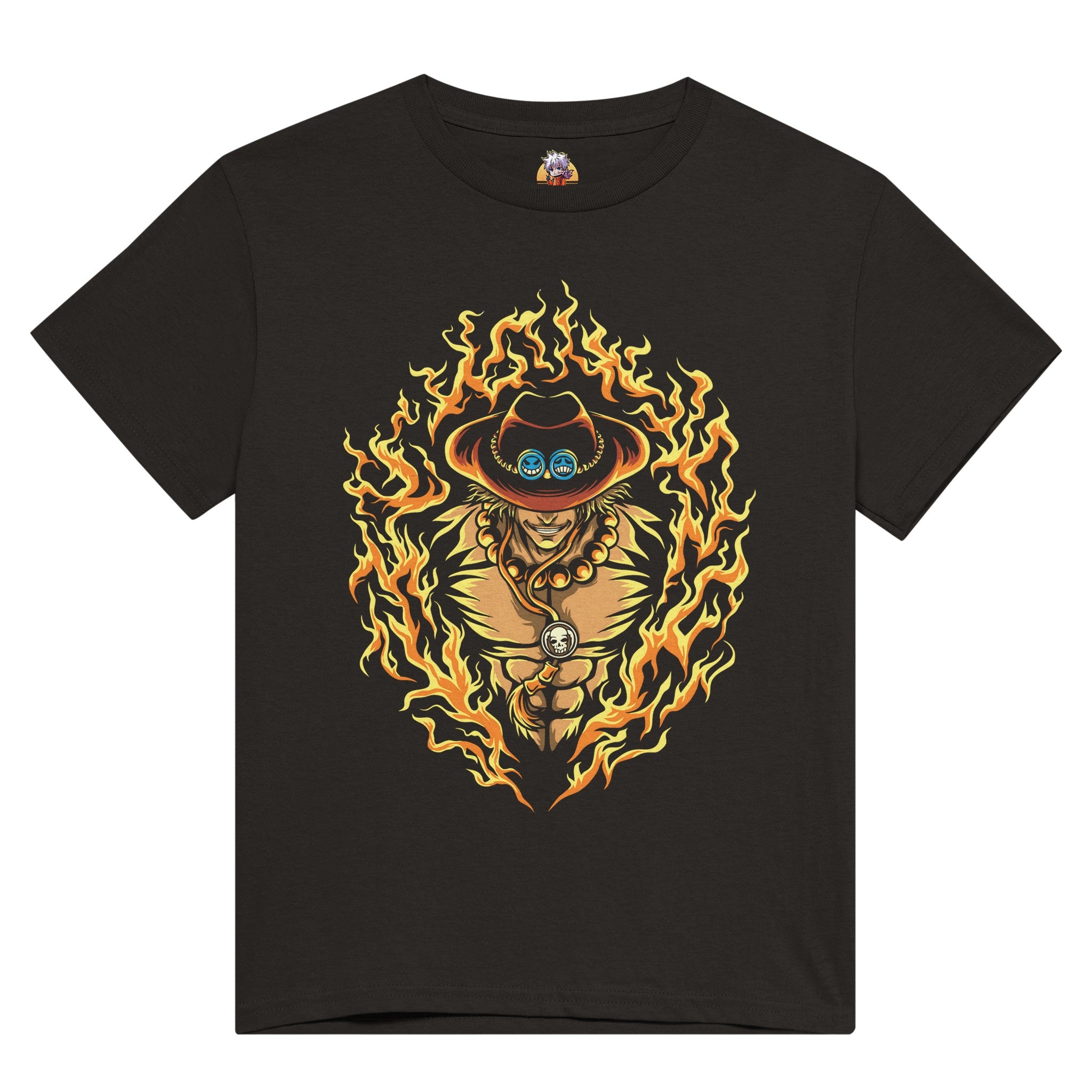shop and buy one piece anime clothing portugas d ace t-shirt