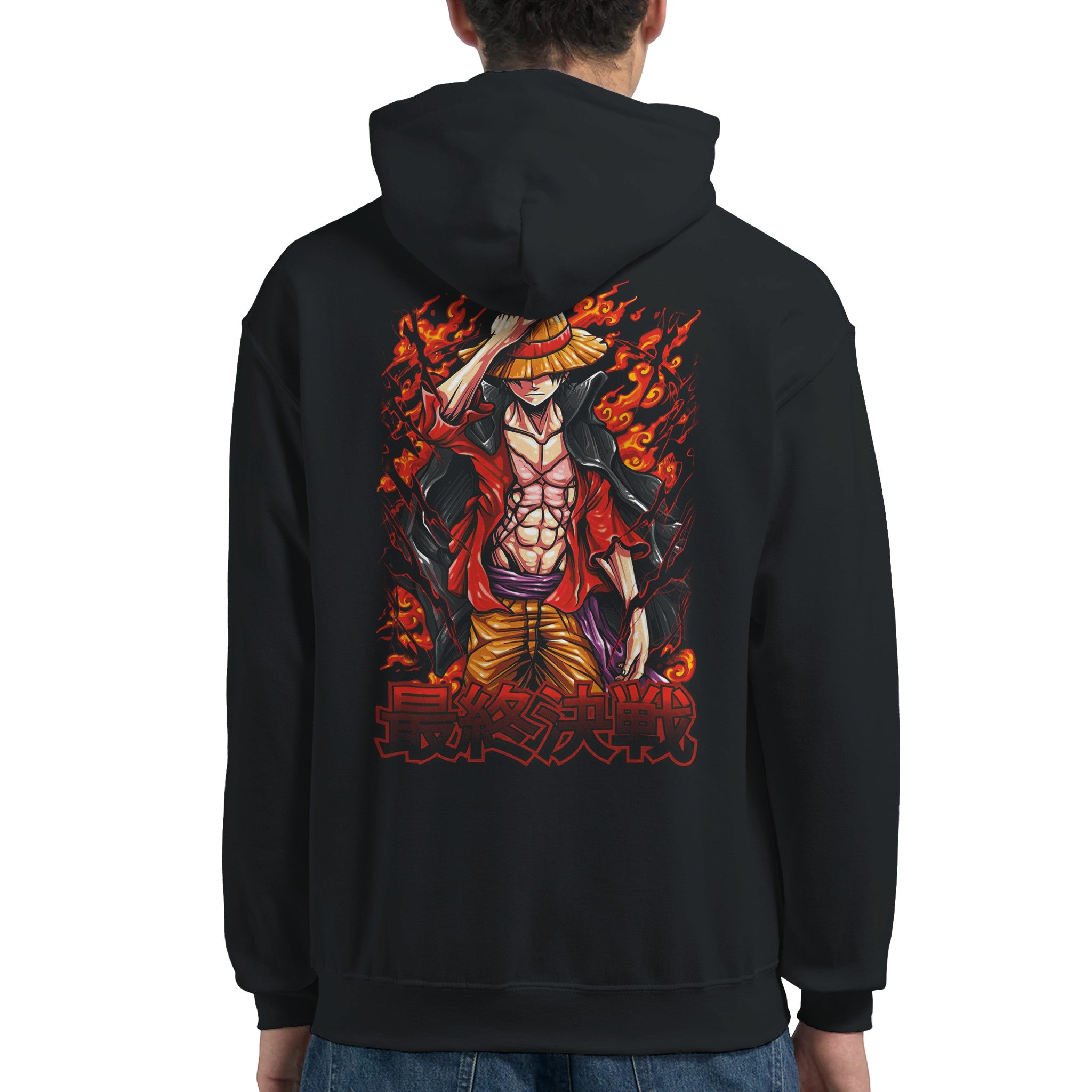 shop and buy and order one piece anime hoodie monkey d lufffy