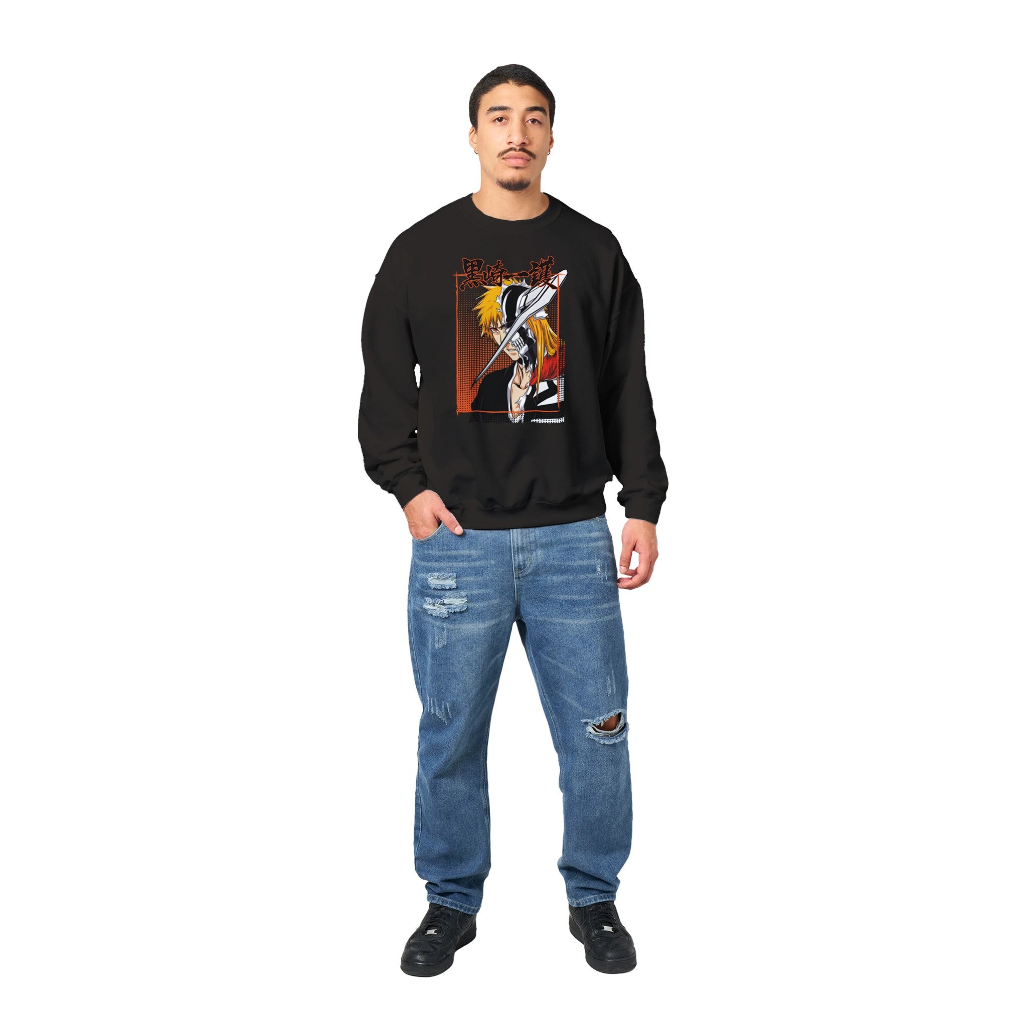 shop and buy bleach anime clothing ichigo sweatshirt/jumper/longsleeve