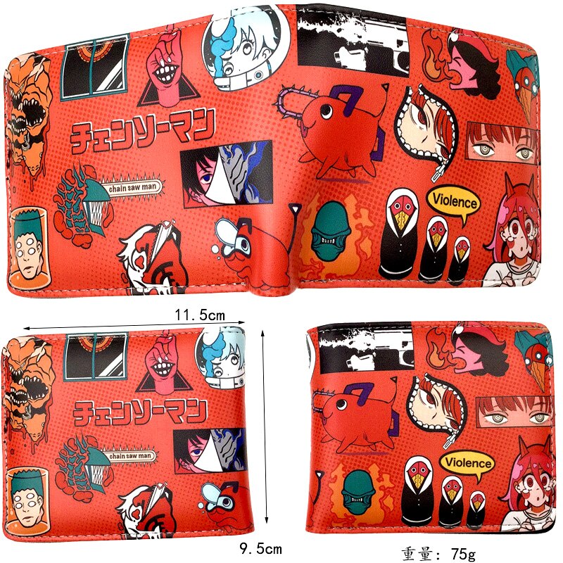 Chainsaw Man | Graphic | Leather Anime Wallet