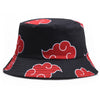 Load image into Gallery viewer, Naruto |  Akatsuki Red Cloud Bucket Hat | Mens/Womens